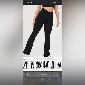 OFFLINE By Aerie Real Me High Waisted Crossover Flare Legging